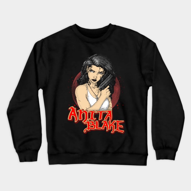 Anita Blake, Vampire Hunter Design Crewneck Sweatshirt by Mandegraph